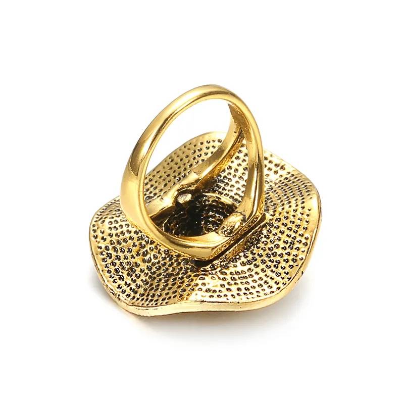 Bohemian Colorful Cubic Zirconia Big Whirlpool Cocktail Ring New Arrivals Rings Women Jewelry 