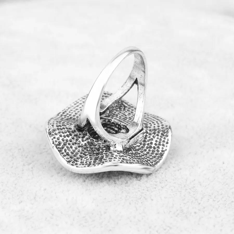 Bohemian Colorful Cubic Zirconia Big Whirlpool Cocktail Ring New Arrivals Rings Women Jewelry 