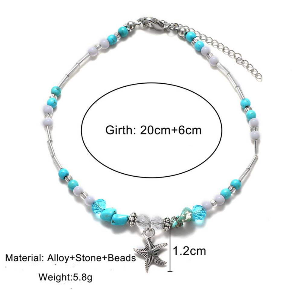 Starfish Pendant Anklet Beach Foot Jewelry Leg Chain Anklets New Arrivals Women Jewelry 