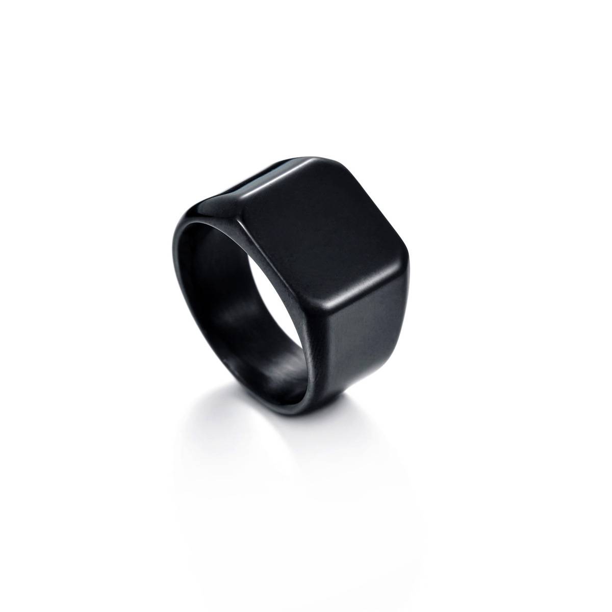 Thick Square Cocktail Party Finger Ring for Men Men Jewelry New Arrivals Rings 
