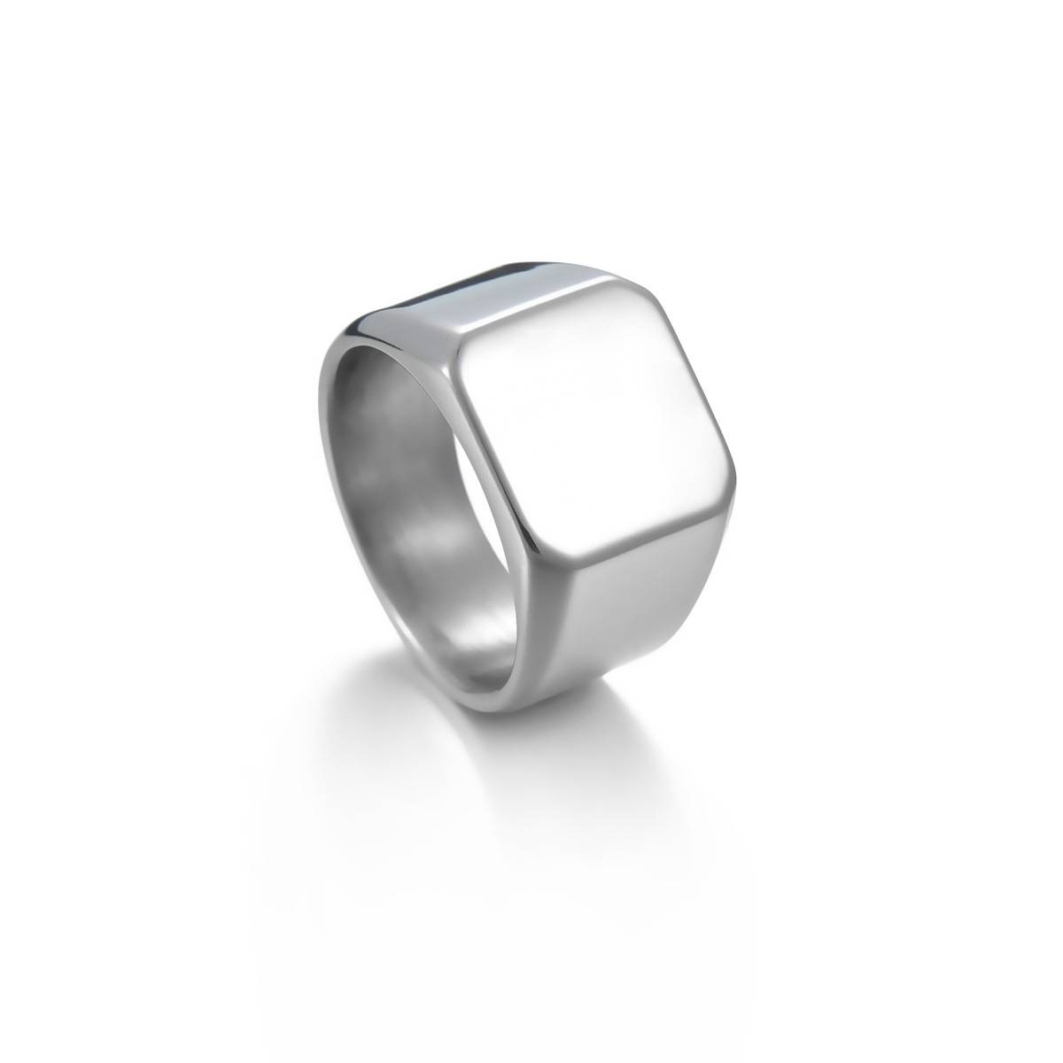 Thick Square Cocktail Party Finger Ring for Men Men Jewelry New Arrivals Rings 