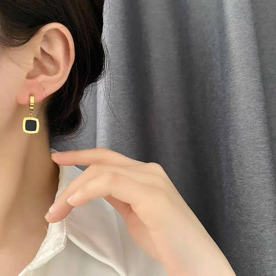 Roman Numeral Round Pendant Earrings Necklace 