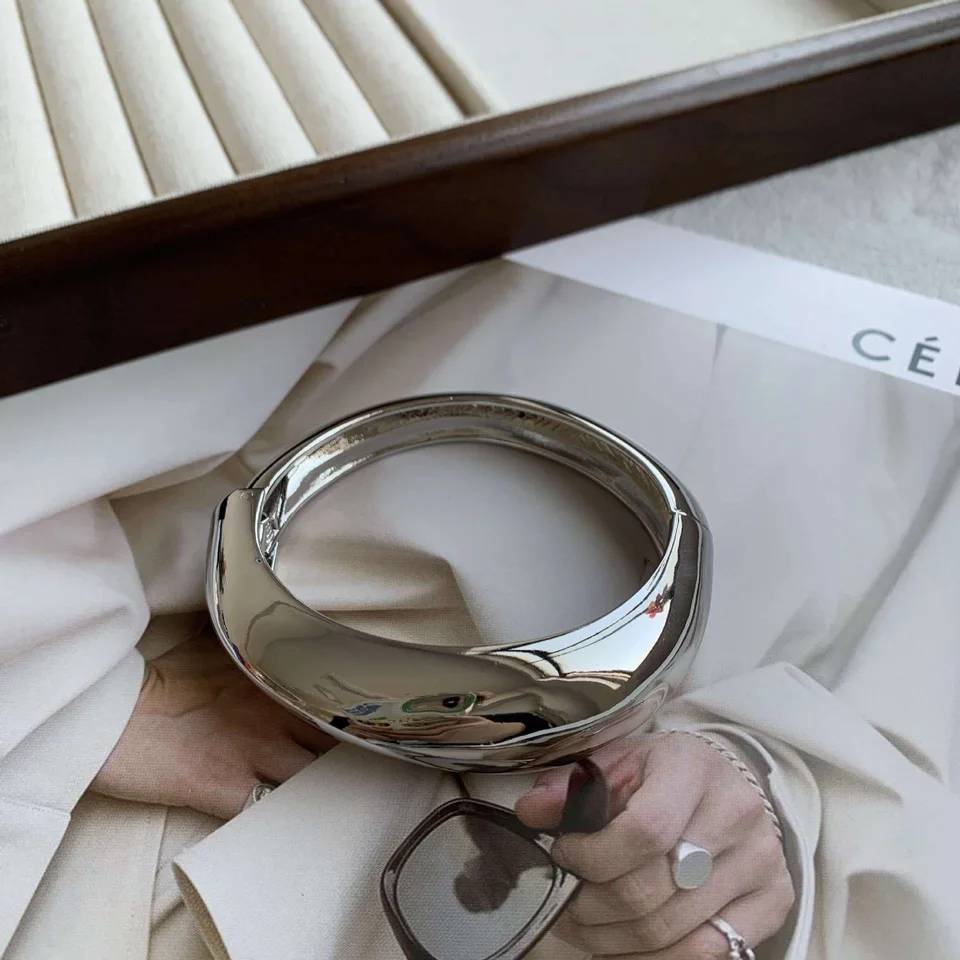 Big Chunky Statement Cuff Bracelet Bangle Bracelets & Bangles New Arrivals Women Jewelry 