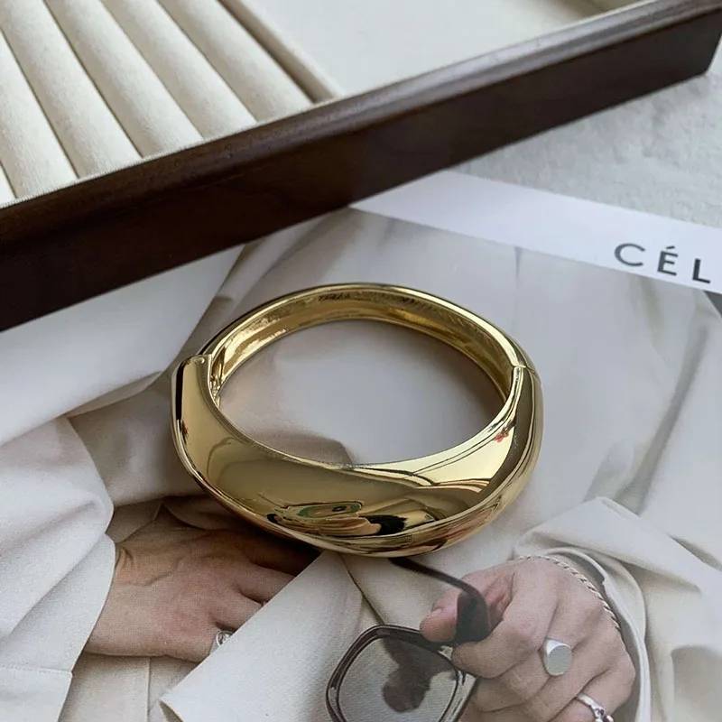 Big Chunky Statement Cuff Bracelet Bangle Bracelets & Bangles New Arrivals Women Jewelry 