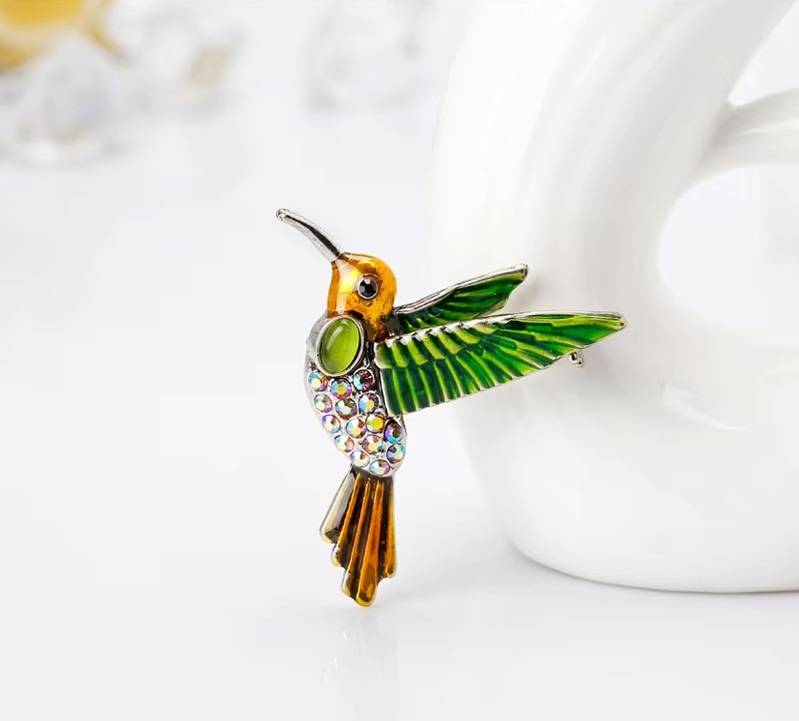 Hummingbird Rhinestone Bird Animal Brooch Pin Brooches & Pins New Arrivals Women Jewelry 