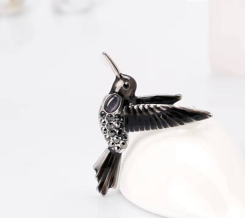 Hummingbird Rhinestone Bird Animal Brooch Pin Brooches & Pins New Arrivals Women Jewelry 