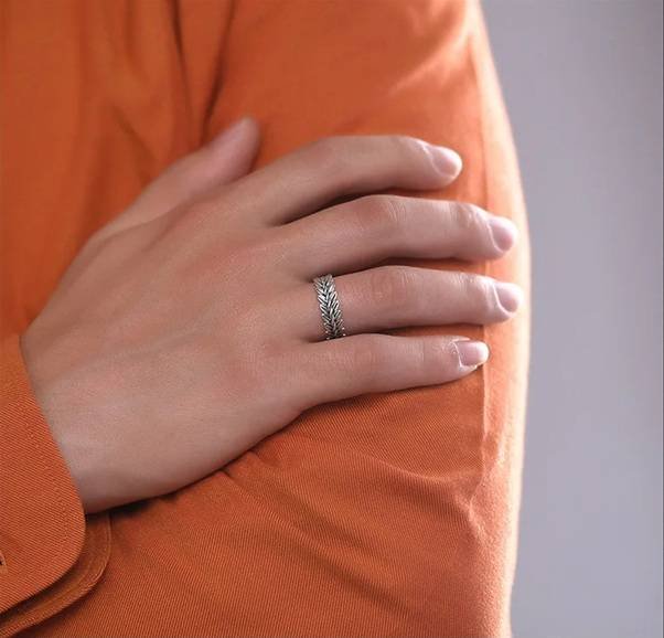 925 Sterling Silver Wheat Open Ring Men Jewelry New Arrivals Rings Rings Women Jewelry 